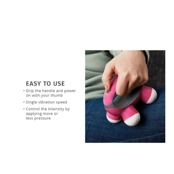 Homedics Quatro Mini Hand-Held Massager - Picture 4 of 4
